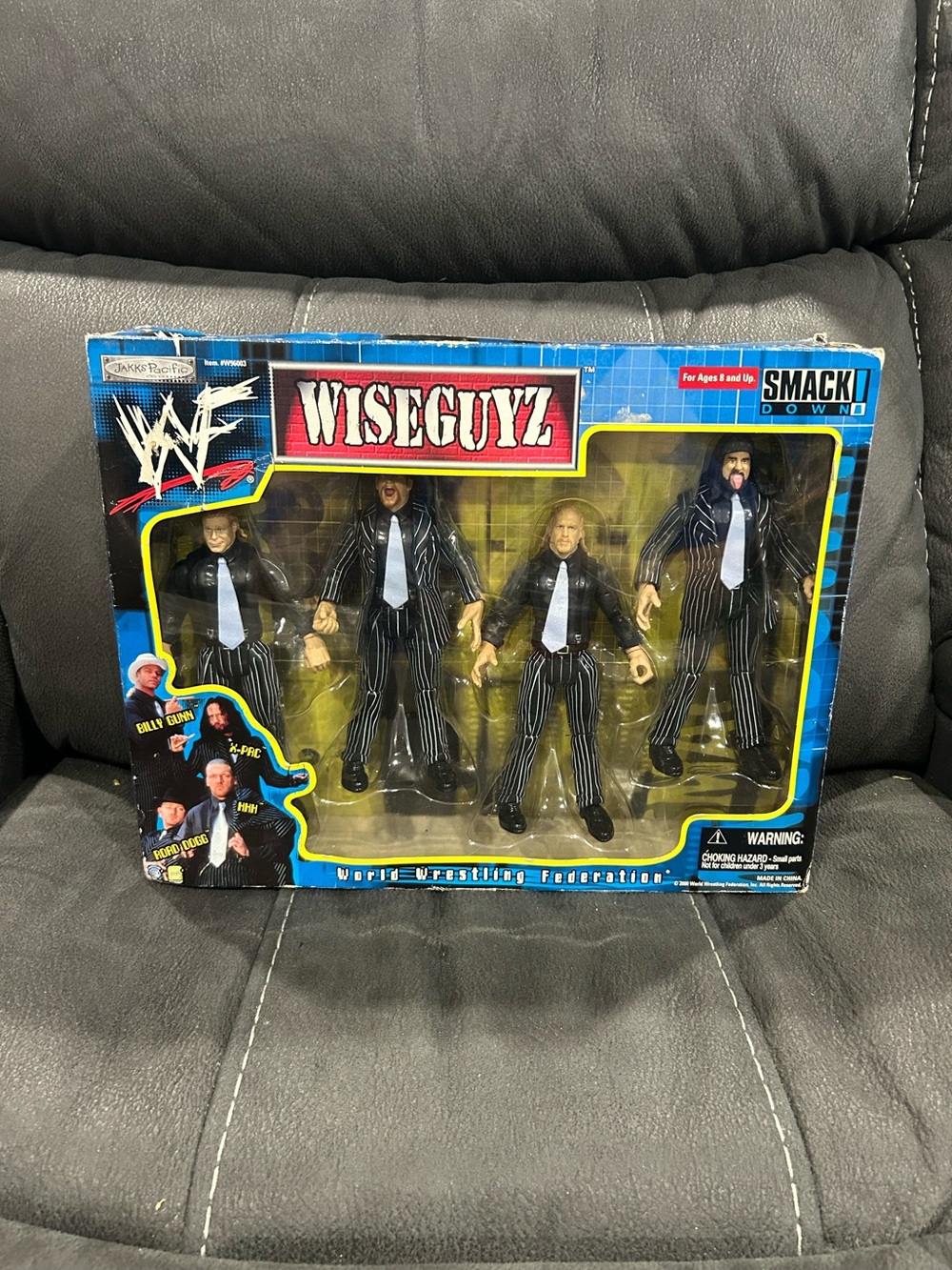 Degeneration X; Wiseguyz 4 pack! WWF Jakks Pacific! Triple H, xpac & NAO!